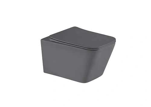 Унитаз подвесной Tornado Gid Tr2143TF-Dgm 62304Y серый матовый 49x34x36 с крышкой микролифт Унитаз подвесной Tornado Gid Tr2143TF-Dgm 62304Y серый матовый 49x34x36 с крышкой микролифт