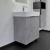 Тумба с раковиной Comforty Асти 60Н 00-00019190 напольная бетон светлый раковина Comforty CF3WL032 Тумба с раковиной Comforty Асти 60Н 00-00019190 напольная бетон светлый раковина Comforty CF3WL032