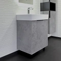 Тумба с раковиной Comforty Асти 60Н 00-00019190 напольная бетон светлый раковина Comforty CF3WL032 Тумба с раковиной Comforty Асти 60Н 00-00019190 напольная бетон светлый раковина Comforty CF3WL032