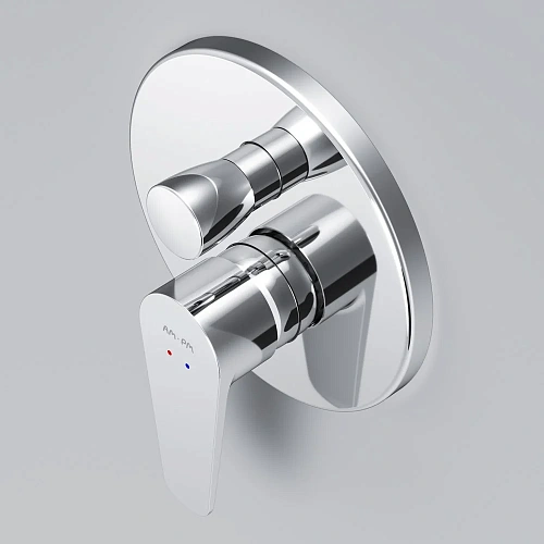 Смеситель для ванны AM.PM Inspire F5085000 с душем встраиваемый Смеситель для ванны AM.PM Inspire F5085000 с душем встраиваемый