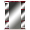 Зеркальный шкаф Orange Кларис 55 с подсветкой Бордовый Kl-55ZSC Зеркальный шкаф Orange Кларис 55 с подсветкой Бордовый Kl-55ZSC