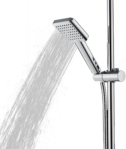 Душевая система Agger Right A2994000 с изливом, хром Душевая система Agger Right A2994000 с изливом, хром