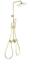 Душевая система Wonzon & Woghand с термостатом, брашированное золото (WW-B4113-BG) Душевая система Wonzon & Woghand с термостатом, брашированное золото (WW-B4113-BG)