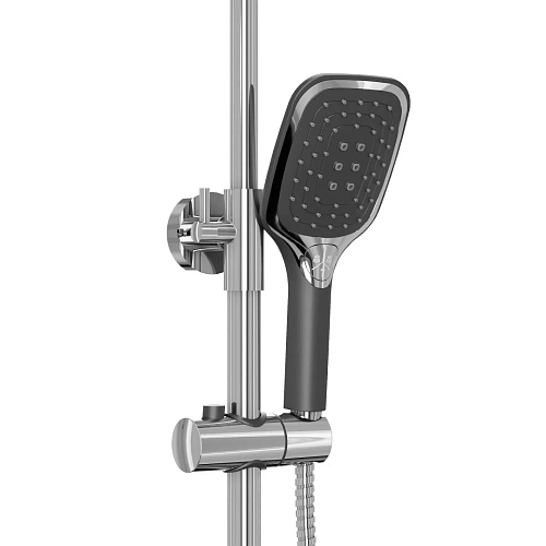 Душевая система GROSSMAN Alba 500.K35.06.100/210 хром с черным Душевая система GROSSMAN Alba 500.K35.06.100/210 хром с черным