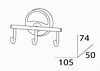 Крючок FBS Ellea ELL 001