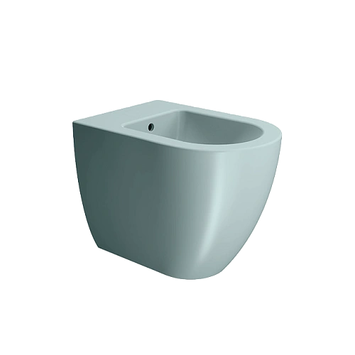 Биде напольное GSI PURA биде голубой матовый (8862115) Биде напольное GSI PURA биде голубой матовый (8862115)