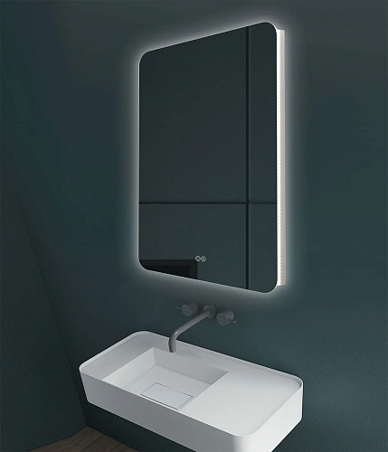 Зеркало Vincea LED VLM-3BE5008-2 500х800 c сенсорным выключателем и диммером, антизапотевание Зеркало Vincea LED VLM-3BE5008-2 500х800 c сенсорным выключателем и диммером, антизапотевание