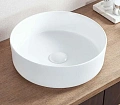 Раковина Boheme 884-WG круглая керамика глянцевая белая d36 Раковина Boheme 884-WG круглая керамика глянцевая белая d36