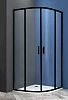 Душевая дверь CeramaLux CL901B-90 раздвижная, черный матовый