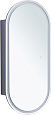 Зеркальный шкаф Aquanet Монте 40 00344786 белый, с LED подсветкой