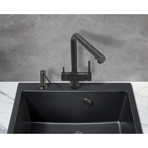 Смеситель для кухни Milacio Ultra (MCU.558.TB) под фильтр, Total Black Смеситель для кухни Milacio Ultra (MCU.558.TB) под фильтр, Total Black