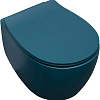 Унитаз подвесной Allen Brau Fantasy 4.11004.PT с крышкой, петроль Унитаз подвесной Allen Brau Fantasy 4.11004.PT с крышкой, петроль