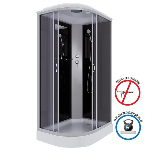 Душевая кабина Niagara Classic NG-3512-14R (1200х800х2150) низкий поддон (13см) стекло тонированное 35121433R Душевая кабина Niagara Classic NG-3512-14R (1200х800х2150) низкий поддон (13см) стекло тонированное 35121433R