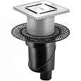 Душевой трап BERGES PLATZ Norma 150х150, матовый хром, S-сифон D50/105 H50 вертикальный 090059 Душевой трап BERGES PLATZ Norma 150х150, матовый хром, S-сифон D50/105 H50 вертикальный 090059