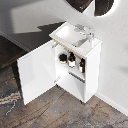 Тумба под раковину AM.PM X-Joy M85AFSX0451WG напольная, 45 см, белый Тумба под раковину AM.PM X-Joy M85AFSX0451WG напольная, 45 см, белый