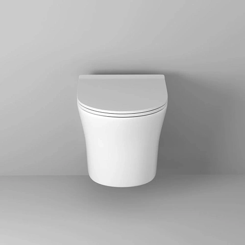 Унитаз подвесной GROSSMAN GR-4475S Style 490x365x355 безободковый с тонкой крышкой Унитаз подвесной GROSSMAN GR-4475S Style 490x365x355 безободковый с тонкой крышкой