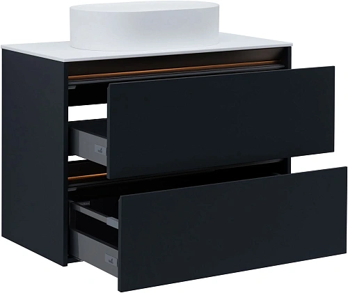 Тумба под раковину Allen Brau Activity 90 1.34013.AM антрацит матовый/олива брашированная Тумба под раковину Allen Brau Activity 90 1.34013.AM антрацит матовый/олива брашированная