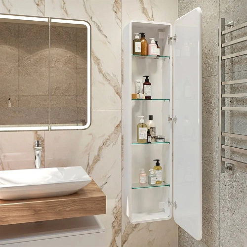 Шкаф-пенал STWORKI Ольборг МВК081 45, с подсветкой 541678 Шкаф-пенал STWORKI Ольборг МВК081 45, с подсветкой 541678