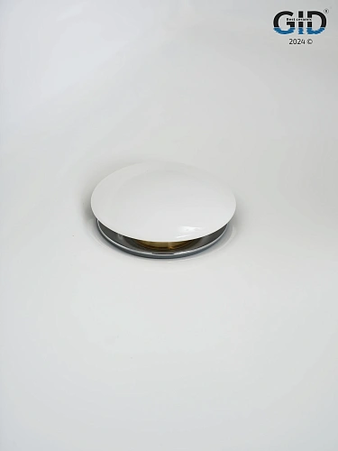 Донный клапан Gid без перелива Wh100 71101K белый 7x7x10 Донный клапан Gid без перелива Wh100 71101K белый 7x7x10