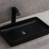 Раковина CeramaLux 9396 MB накладная, черный матовый Раковина CeramaLux 9396 MB накладная, черный матовый