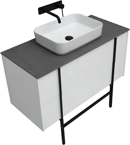 Тумба под раковину Allen Brau Reality 100 1.32007.WM белый матовый Тумба под раковину Allen Brau Reality 100 1.32007.WM белый матовый