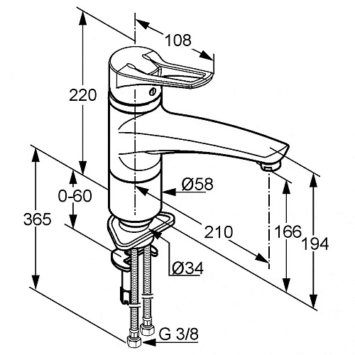 Смеситель для кухни Kludi MIX 399040562 Смеситель для кухни Kludi MIX 399040562
