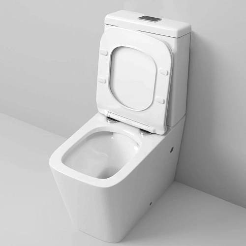 Унитаз напольный GROSSMAN GR-4445S 640x360x830 с тонкой крышкой Унитаз напольный GROSSMAN GR-4445S 640x360x830 с тонкой крышкой