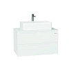 Тумба под раковину Onika Алеста 80 см 108065 подвесная, белая (для накладной)