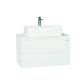 Тумба под раковину Onika Алеста 80 см 108065 подвесная, белая (для накладной) Тумба под раковину Onika Алеста 80 см 108065 подвесная, белая (для накладной)