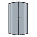 Душевой уголок Niagara Eco NG-1003-14T (80x80x190) четверть круга, раздвиж, профиль черный, стекло тонированное (4мм) Душевой уголок Niagara Eco NG-1003-14T (80x80x190) четверть круга, раздвиж, профиль черный, стекло тонированное (4мм)