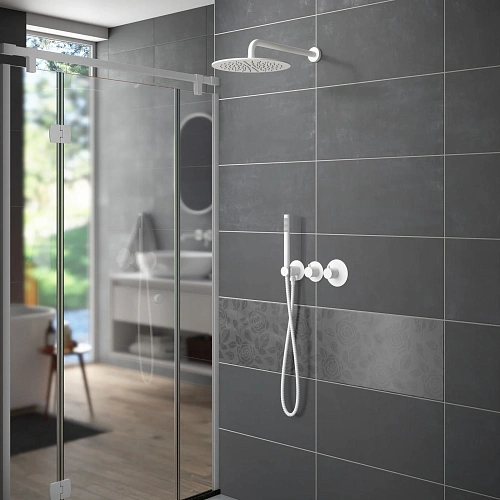 Душевая система Timo Saona SX-2359/16SM встраиваемая с термостатом белый матовый Душевая система Timo Saona SX-2359/16SM встраиваемая с термостатом белый матовый