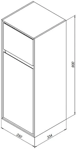 Шкаф-пенал Aquanet Милан 35 00339955 дуб рустикальный малый Шкаф-пенал Aquanet Милан 35 00339955 дуб рустикальный малый