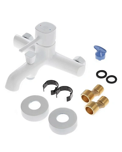 Смеситель для ванны Orange Karl M05-100w белый Смеситель для ванны Orange Karl M05-100w белый