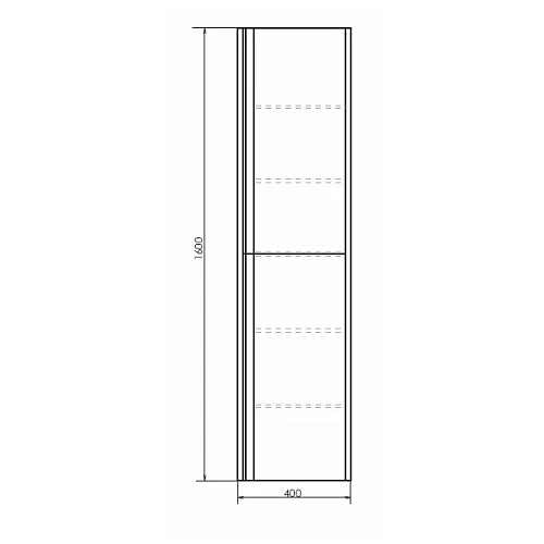 Шкаф-пенал Comforty Эдинбург-40 00004147998 бетон светлый Шкаф-пенал Comforty Эдинбург-40 00004147998 бетон светлый