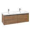 Картинка анонса товара «тумба под раковину villeroy &amp; boch subway 3.0 с подсветкой oak kansas / oak kansas c567l1rh»