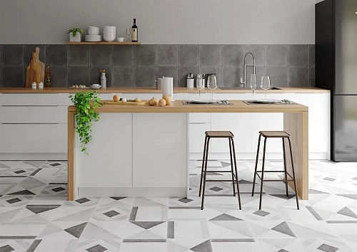 Керамогранит Cersanit Motley пэчворк геометрия серый 29,8x29,8 MO4A094 Керамогранит Cersanit Motley пэчворк геометрия серый 29,8x29,8 MO4A094