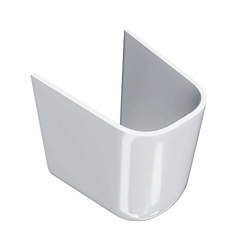 Полупьедестал Kerama Marazzi PRO подвесной, белый глянцевый PRO.hcol.02 Полупьедестал Kerama Marazzi PRO подвесной, белый глянцевый PRO.hcol.02