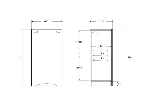 Шкаф-пенал BelBagno FLY-MARINO-750-1A-SC-BL-P-L подвесной 400x300 Bianco Lucido Шкаф-пенал BelBagno FLY-MARINO-750-1A-SC-BL-P-L подвесной 400x300 Bianco Lucido