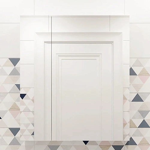 Зеркальный шкаф DIWO Ростов 70 см, прямоугольное, навесное, белое. российское 461181 Зеркальный шкаф DIWO Ростов 70 см, прямоугольное, навесное, белое. российское 461181