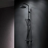 Душевая система AM.PM X-Joy F0785A522 с термостатом, верхний душ 220мм, черный Душевая система AM.PM X-Joy F0785A522 с термостатом, верхний душ 220мм, черный