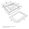 Кухонная мойка Paulmark KRONER-PRO 59, PM705951-BS, брашированная 590х510мм Кухонная мойка Paulmark KRONER-PRO 59, PM705951-BS, брашированная 590х510мм