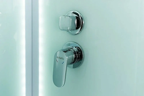 Душевая кабина Esbano ELEGANCIA (ESKL115CRL) полукруглая с крышей и LED освещением ES-L115CR LEFT 85x115x210 Душевая кабина Esbano ELEGANCIA (ESKL115CRL) полукруглая с крышей и LED освещением ES-L115CR LEFT 85x115x210