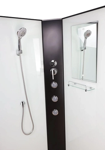 Душевая кабина Niagara Classic NG-6709-14BKG (1000х1000х2000)высокий поддон (45см) стекло прозрачное черные профиля 67091414BKG Душевая кабина Niagara Classic NG-6709-14BKG (1000х1000х2000)высокий поддон (45см) стекло прозрачное черные профиля 67091414BKG