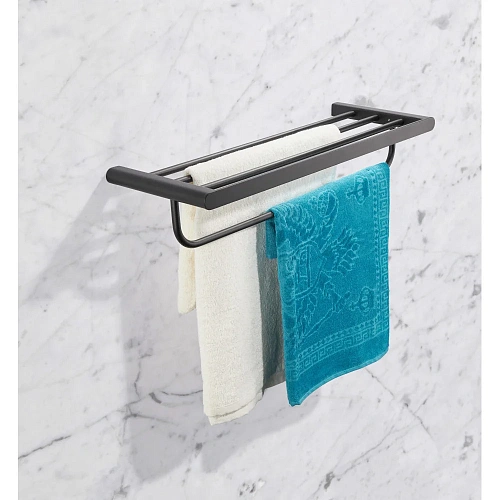 Полотенцедержатель Milacio Ultra (MCU.965.MB) настенная черный матовый Полотенцедержатель Milacio Ultra (MCU.965.MB) настенная черный матовый