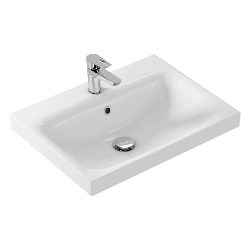 Тумба с раковиной Comforty Касабланка-60 00-00019249 серый шелк раковина Moduo 60 Тумба с раковиной Comforty Касабланка-60 00-00019249 серый шелк раковина Moduo 60