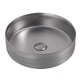 Раковина ABBER Bequem AC2109BSM накладная, серебро матовое Раковина ABBER Bequem AC2109BSM накладная, серебро матовое