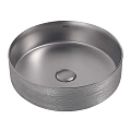 Раковина ABBER Bequem AC2109BSM накладная, серебро матовое Раковина ABBER Bequem AC2109BSM накладная, серебро матовое