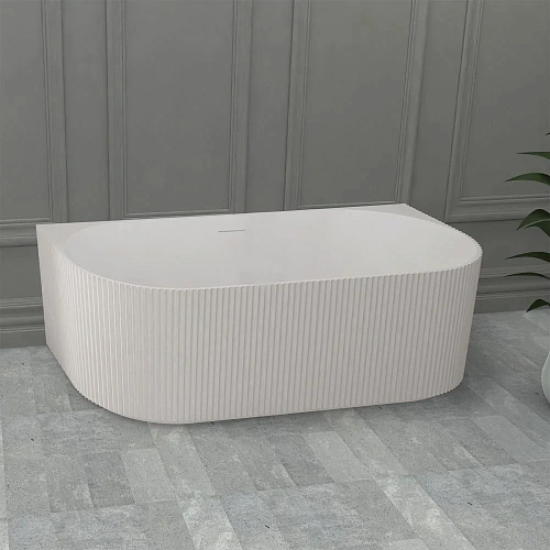 Ванна из искусственного камня ABBER AS9630 170x75 универсальная, белая матовая, искусственный камень Ванна из искусственного камня ABBER AS9630 170x75 универсальная, белая матовая, искусственный камень