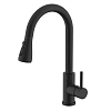 Смеситель для кухни Splenka S203.49.06 с выдвижным изливом, черный Смеситель для кухни Splenka S203.49.06 с выдвижным изливом, черный