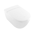 Детальная картинка товара «унитаз smart villeroy &amp; boch viclean-i100 v0e100r1 (v0e1 00 r1) ceramicplus, directflush с сиденьем»